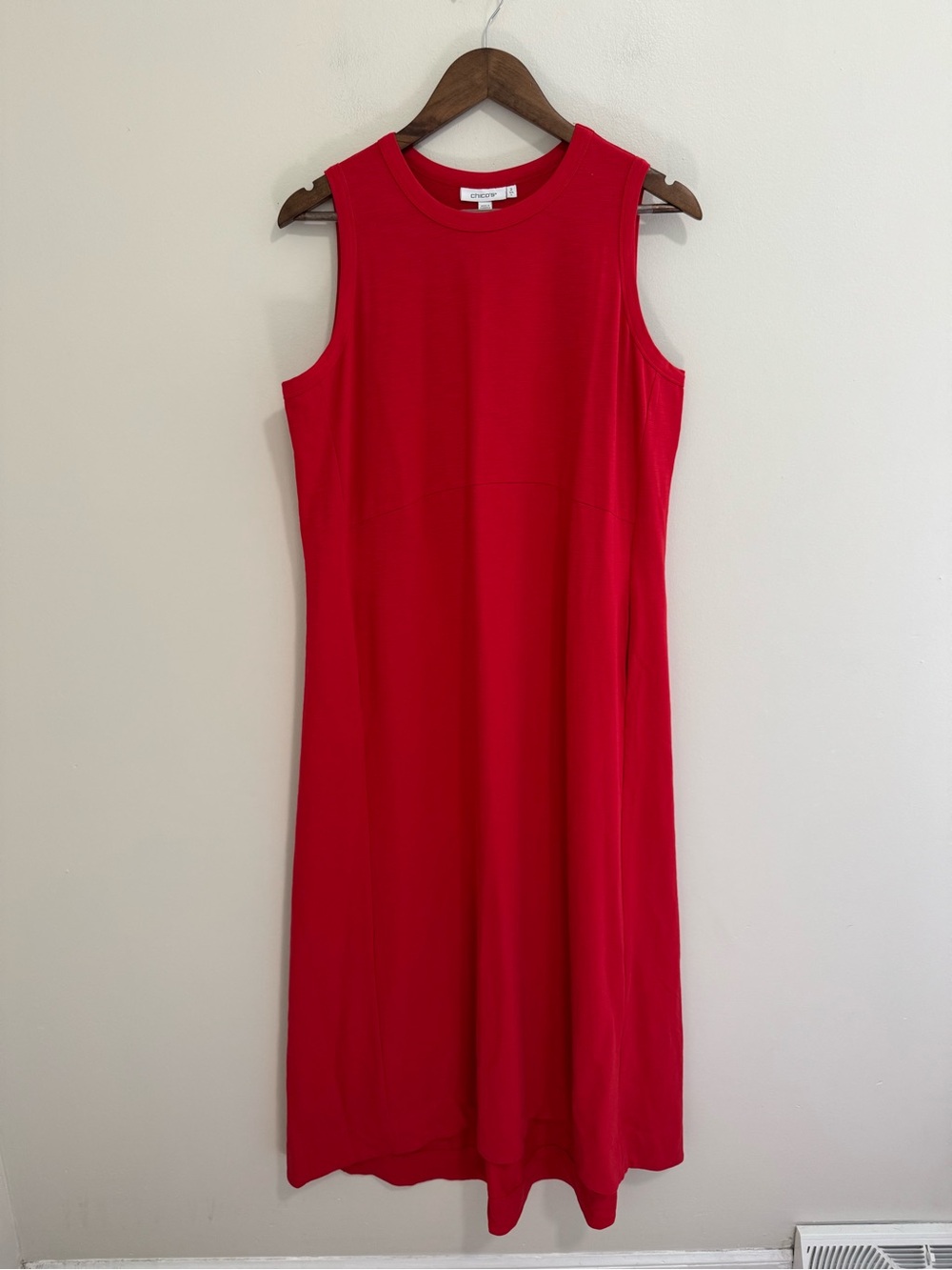 Chico's NWT Red Glow Maxi Dress